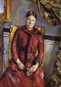 Paul Cezanne Mrs Cezanne France oil painting artist